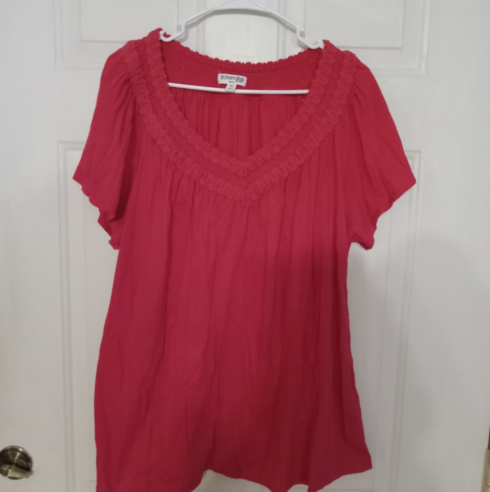 St. John's Bay V-neck blouse